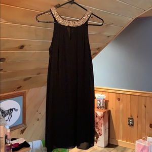 Midi black formal dress